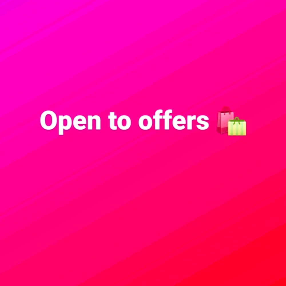 Open to offers 🤗